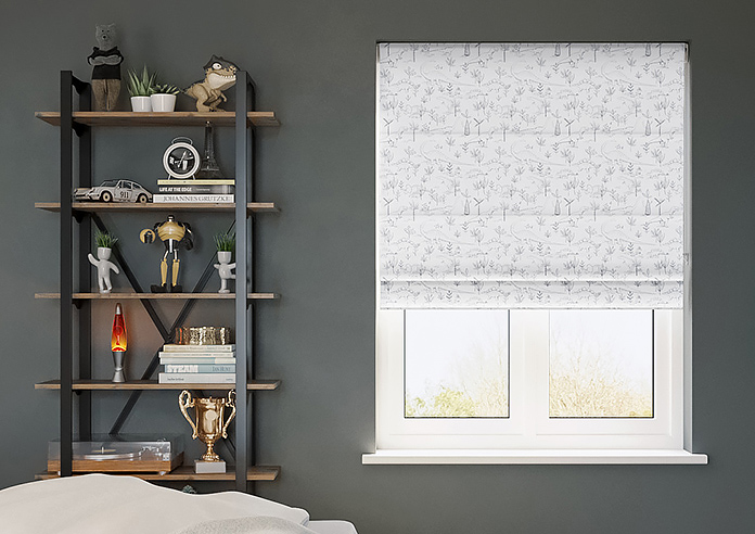 Dino Park, Anthracite - Roman Blind - Image 3